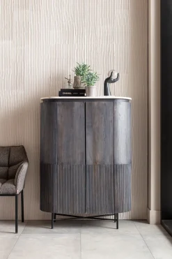 Komoda Glenn 100x138 Cm Ciemnoszara