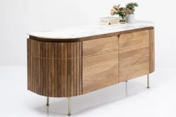 Komoda Grace 160x78 Cm Drewno Mango - Blat Marmur