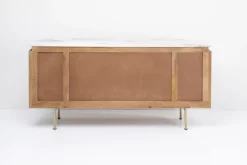 Komoda Grace 160x78 Cm Drewno Mango - Blat Marmur