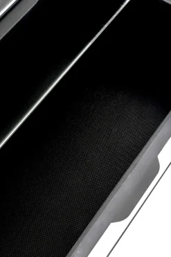 Komoda Lustrzana Z 5 Szufladami Nogi Czarne 65x114 Cm