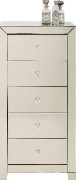 Komoda Luxury Gold 5 49x110 Cm Szampańska