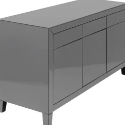Komoda Luxury Push 141x77 Cm Szara