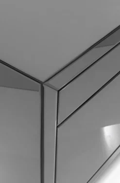 Komoda Luxury Push 141x77 Cm Szara