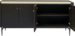 Komoda Milano 180x85 Cm Ciemnobrązowa