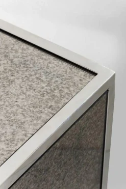 Komoda Moonscape 156x80 Cm Srebrna