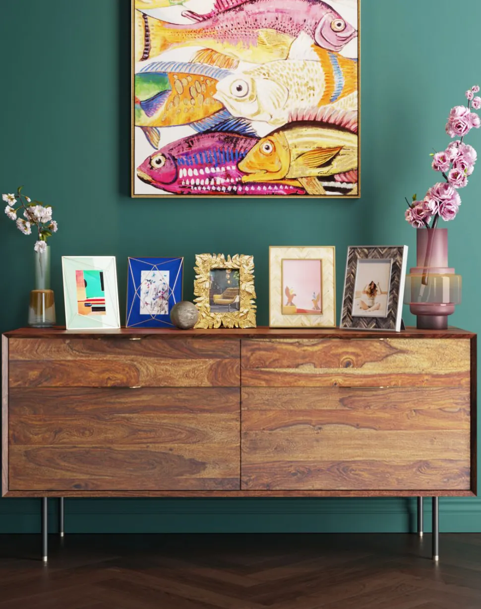 Komoda Ravello 140x68 Cm Mango Brązowa