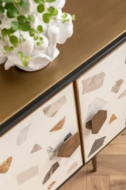 Komoda Terrazzo 183x77 Cm Kolorowa