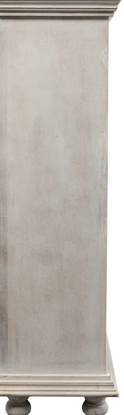 Komoda Wysoka 2-drzwiowa Z Drewna Mango Front Kolorowy 95x140 Cm