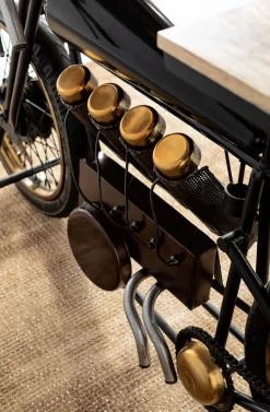 Konsola - Barek Motorbike 180x43 Cm Czarna