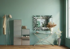 Konsola Diamond Connection 120x40 Cm Srebrna