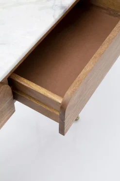 Konsola Grace 100x30 Cm Drewno Mango - Blat Marmur