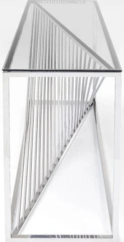 Konsola Laser 120x40 Cm Srebrna