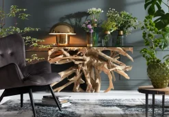 Konsola Roots 150x40 Cm Drewniana