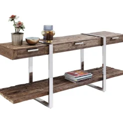 Konsola Rustico 180x46 Cm Drewno Recyklingowane