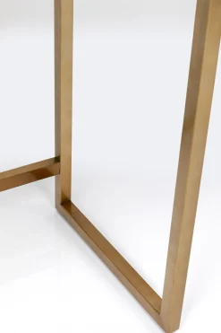 Konsola Z Szufladami MDF Naturalna 136x40 Cm Front Sklejka Jesionowa