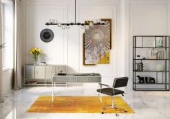 Krzesło Biurowe Dottore 44x78 Cm Czarne Ekoskóra