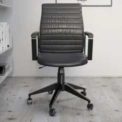 Krzesło Biurowe Labora 57x105 Cm Czarne