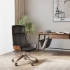 Krzesło Biurowe Rouven 59x112 Cm Czarno-brązowe
