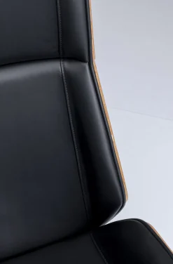 Krzesło Biurowe Rouven 59x112 Cm Czarno-brązowe