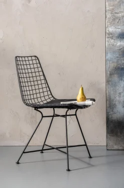 Krzesło Grid 48x86 Cm Czarne