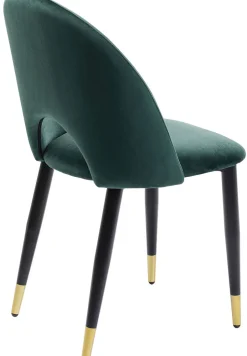 Krzesło Iris Velvet 49x84 Cm Zielone