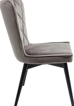 Krzesło Marshall Velvet 57x89 Cm Szare