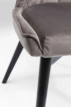 Krzesło Marshall Velvet 57x89 Cm Szare