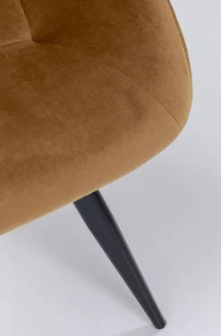 Krzesło Viva 50x82 Cm Kolor Curry - Nogi Czarne