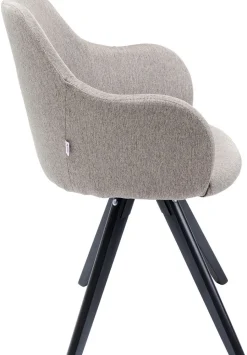 Krzesło Z Podłokietnikami Lady Loco 62x83 Cm Taupe