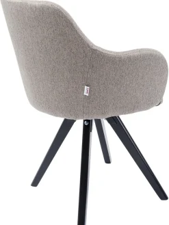 Krzesło Z Podłokietnikami Lady Loco 62x83 Cm Taupe