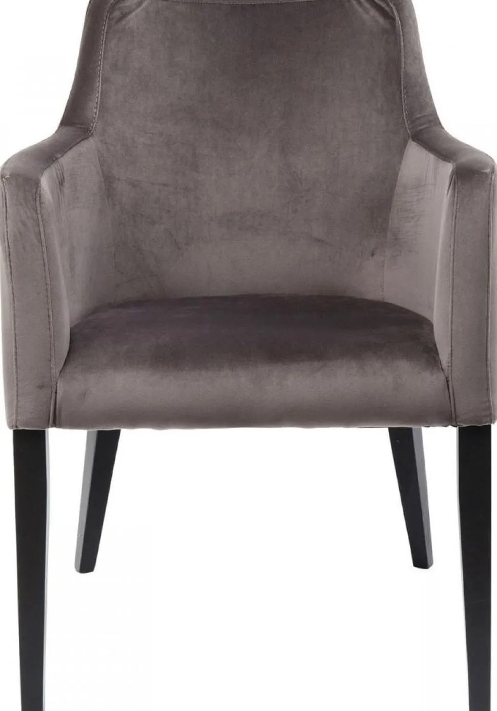 Krzesło Z Podłokietnikami Mode Velvet 60x87 Cm Szare