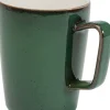 Kubek Z Uchem Zielony Porcelana 350 Ml