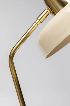Lampa Biurkowa Beżowo-złota Stalowa 56 Cm