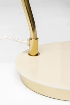 Lampa Biurkowa Beżowo-złota Stalowa 56 Cm
