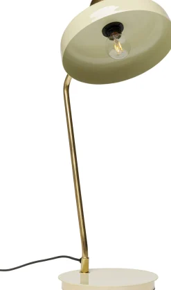 Lampa Biurkowa Jasnozielono-złota Stalowa 56 Cm
