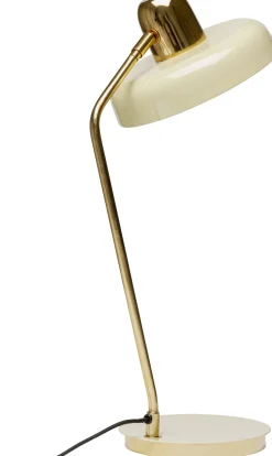 Lampa Biurkowa Jasnozielono-złota Stalowa 56 Cm