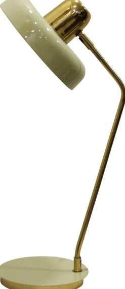Lampa Biurkowa Jasnozielono-złota Stalowa 56 Cm