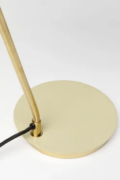 Lampa Biurkowa Jasnozielono-złota Stalowa 56 Cm