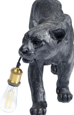 Lampa Podłogowa Animal Bagheera 85x40 Cm Czarna