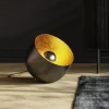 Lampa Podłogowa Apollon Smooth Ø35 Cm Czarna