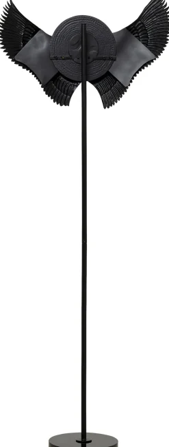 Lampa Podłogowa Bird Wings 66x168 Cm Czarno-złota