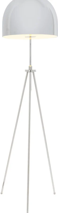 Lampa Podłogowa Brody 40x160 Cm Srebrna