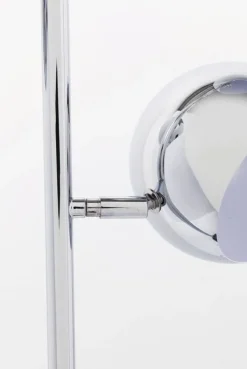 Lampa Podłogowa Calotta 40x151 Cm Srebrna