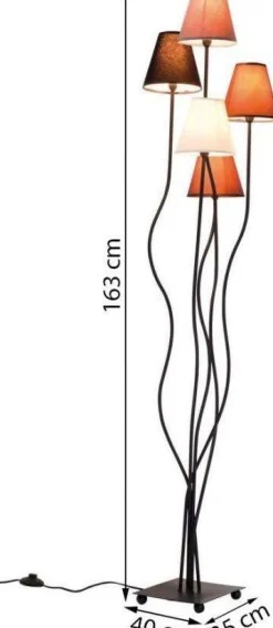 Lampa Podłogowa Flexible Mocca 40x163 Cm