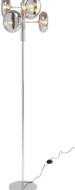 Lampa Podłogowa Headlight 43x163 Cm Srebrna