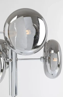 Lampa Podłogowa Headlight 43x163 Cm Srebrna