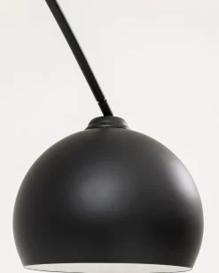 Lampa Podłogowa Lounge Small Deal Eco 163x175 Cm Czarna Matowa
