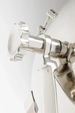 Lampa Podłogowa Movie 230 Cm Trójnóg Drewno Mango I Aluminium