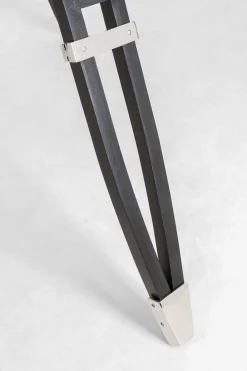 Lampa Podłogowa Movie 230 Cm Trójnóg Drewno Mango I Aluminium