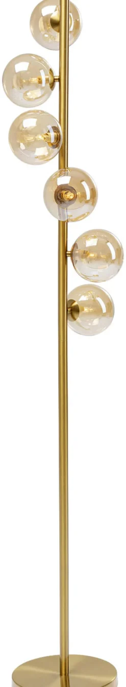 Lampa Podłogowa Scal Balls 28x160 Cm Mosiężna